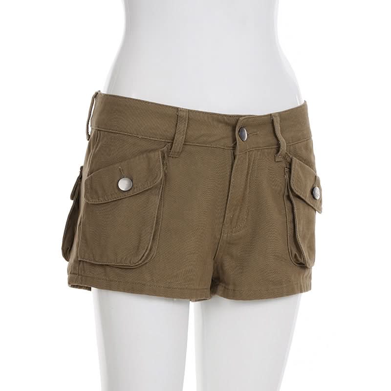 Effortless Fall Style: Women's Stretch Khaki Chino Shorts for Everyday Comfort
