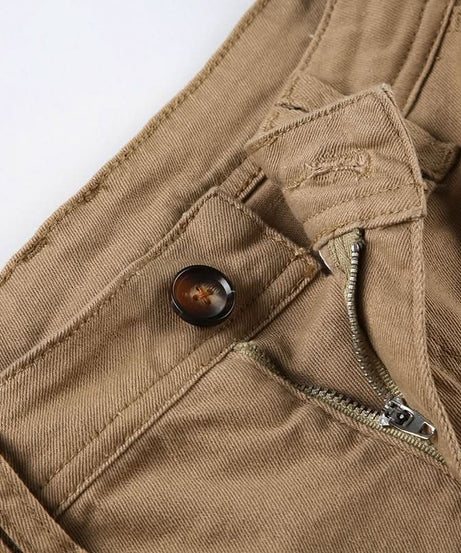 Effortless Fall Style: Women's Stretch Khaki Chino Shorts for Everyday Comfort