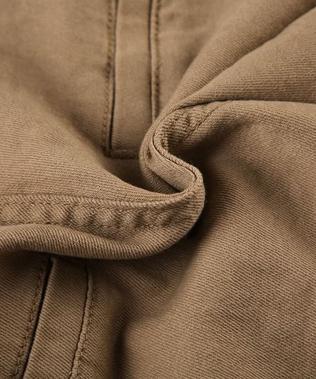 Effortless Fall Style: Women's Stretch Khaki Chino Shorts for Everyday Comfort