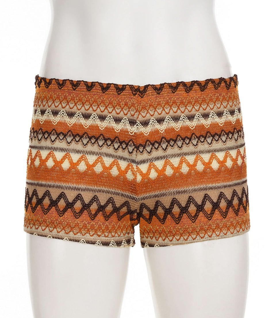 Boho Chic Knit Low-Rise Shorts - Your Essential Fall Getaway & Resort Style