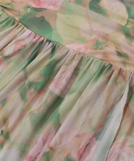 Romantic Floral Halter Ruched Maxi Dress with Slit - Fall Wedding Guest & Resort Chic