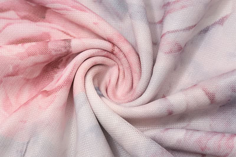 Dreamy Watercolor Rose Ruffle V-Neck Midi Dress - Effortless Fall Floral Chic