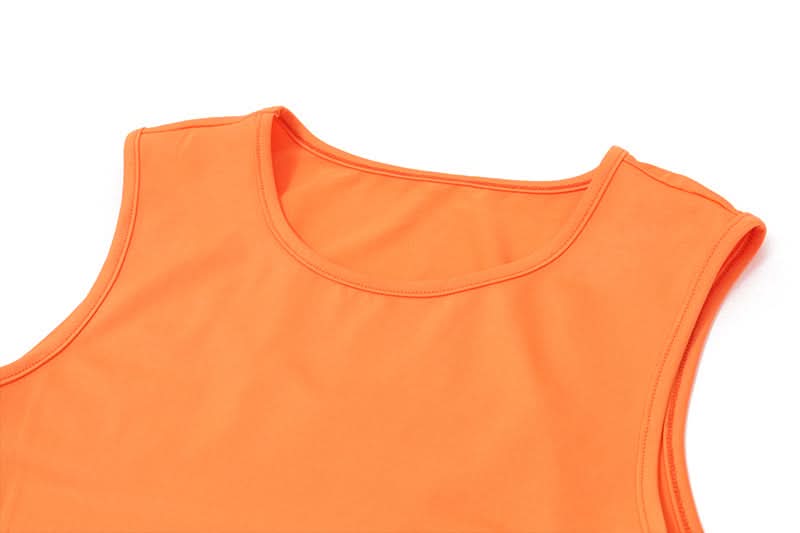 Radiant Orange Cut-Out Mermaid Maxi Dress - Fall Events & Chic Getaways