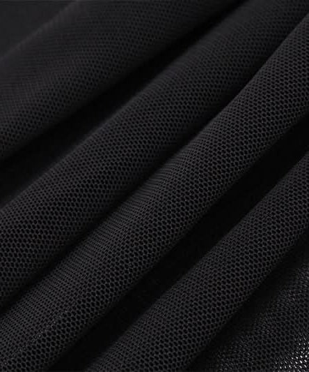 Sultry Sheer Mesh Halter Cutout Top | Edgy Long Sleeve for Fall Nights & Halloween