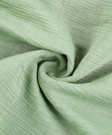 Cottagecore Chic Sage Green Smocked Maxi Dress with Puff Sleeves & Tie-Front Detail – Fall Transition & Beyond