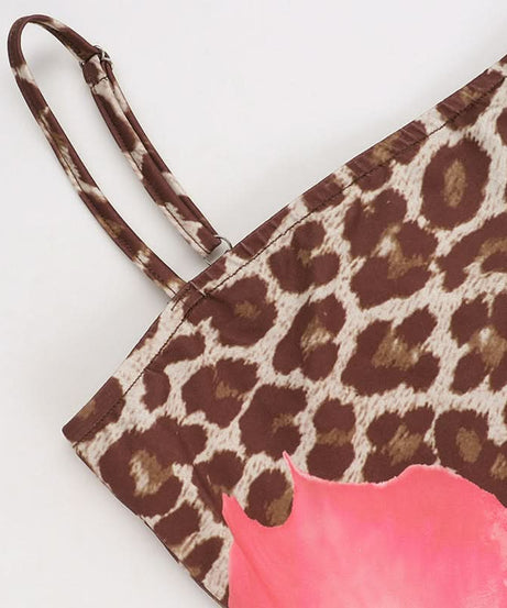 Wild Bloom Leopard & Pink Floral Cami Maxi Dress | Effortless Fall Style