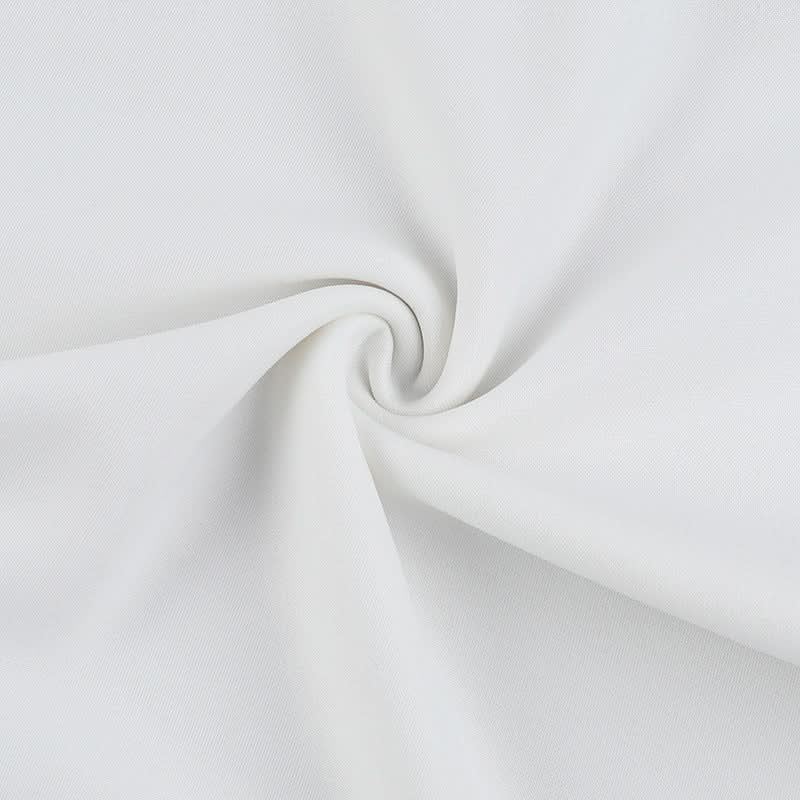 Stunning White Halter Mini Dress - Effortlessly Chic for Fall Parties & Halloween