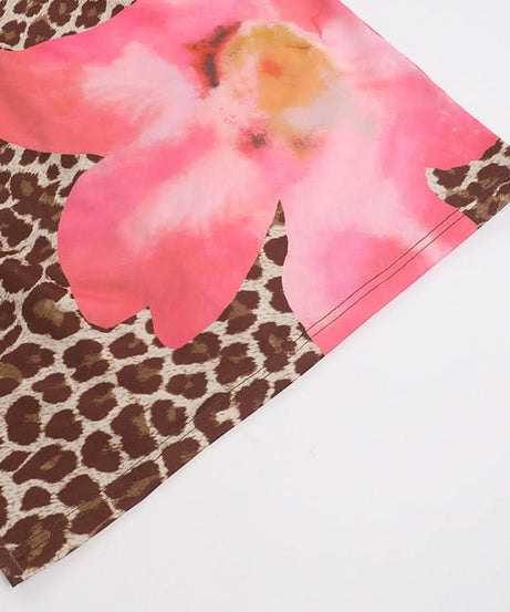 Wild Bloom Leopard & Pink Floral Cami Maxi Dress | Effortless Fall Style