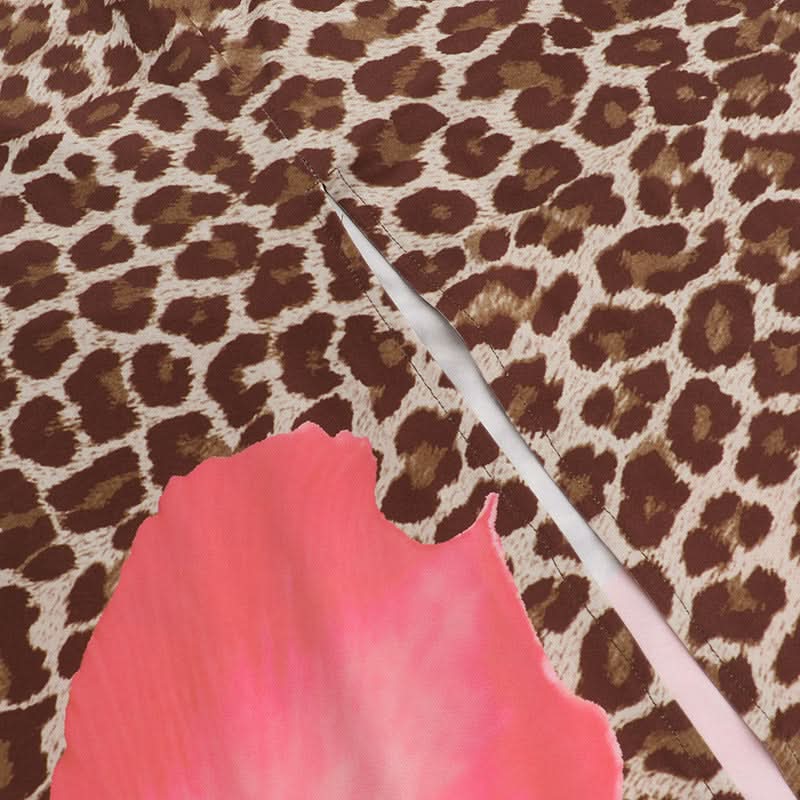 Wild Bloom Leopard & Pink Floral Cami Maxi Dress | Effortless Fall Style