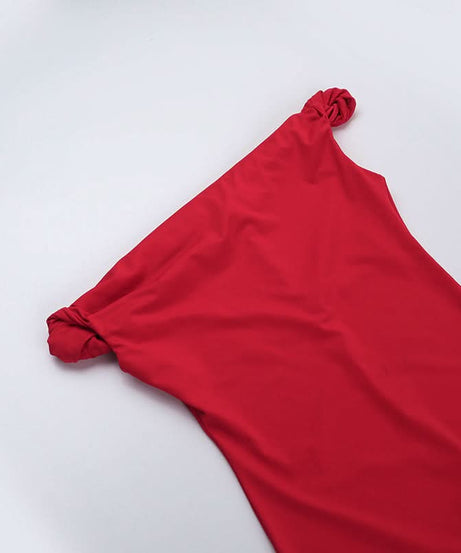 Siren Red Off-the-Shoulder Mermaid Gown - Fall & Holiday Party Elegance