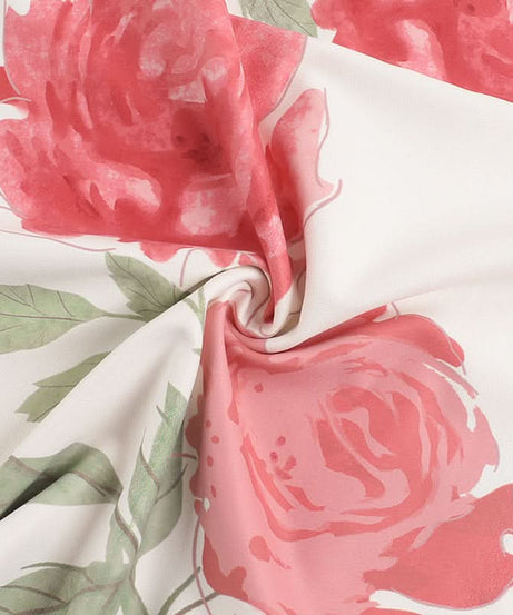 Blush Rose Ruffle Cami Midi Dress | Elegant Floral V-Neck for Fall Weddings & Resort Getaways