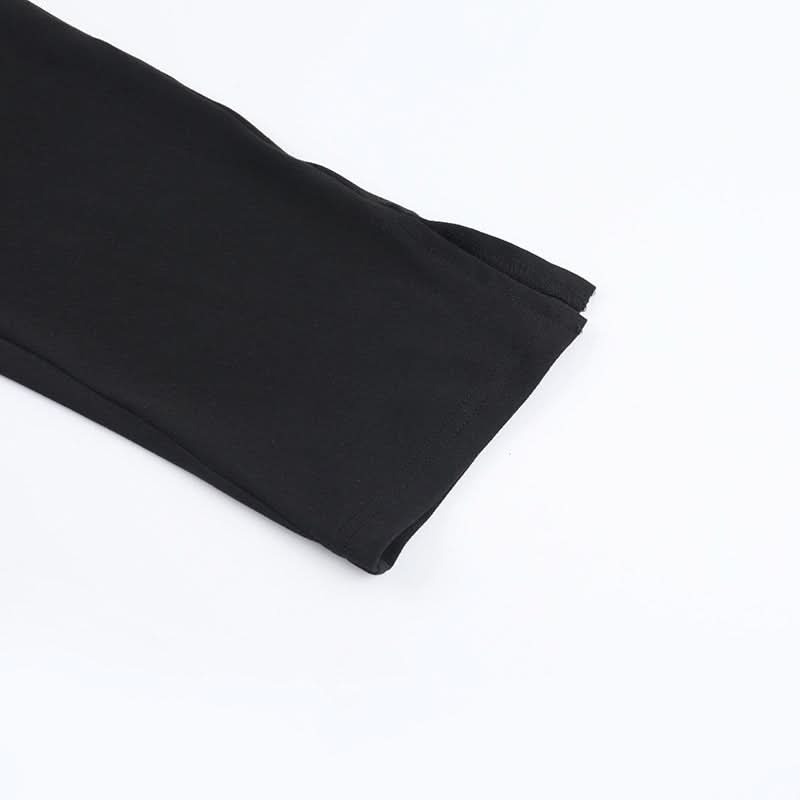 Sleek & Chic Black Strapless Bodycon Jumpsuit with Ankle Slits - Your Fall Event Essential!