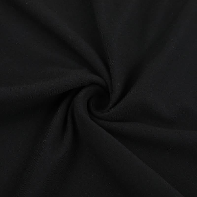 Sleek & Chic Black Strapless Bodycon Jumpsuit with Ankle Slits - Your Fall Event Essential!