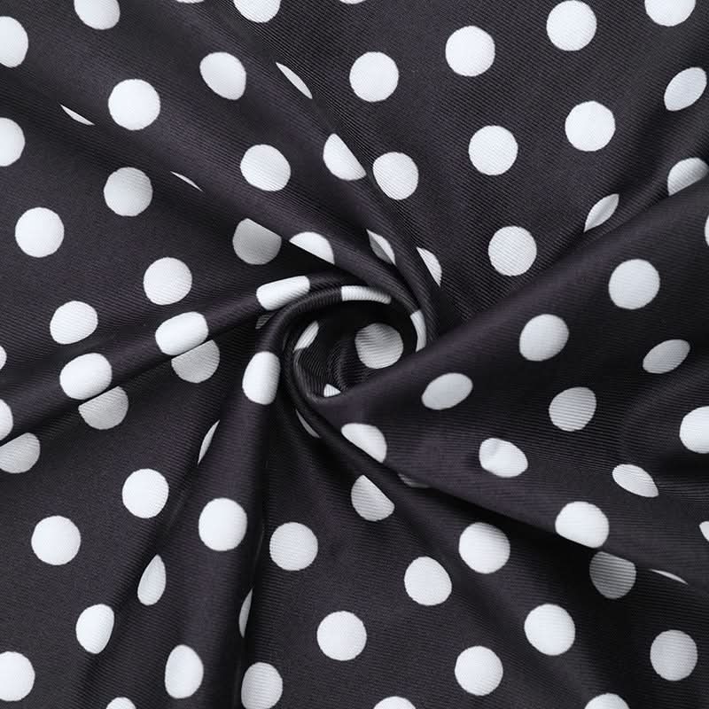 Vintage-Inspired Polka Dot Halter Mini Dress - Chic & Flattering for Fall Parties & Resort Getaways