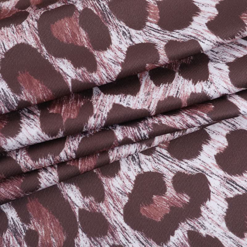 Sultry Leopard Print Off-Shoulder Flare Jumpsuit - Fall Party & Holiday Glam