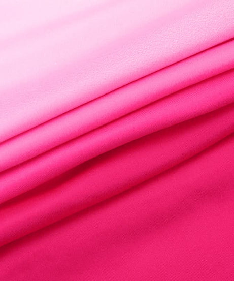 Flirty Pink Ombre Strapless Ruched Mini Dress - Adjustable Bodycon for Fall Parties & Vacations