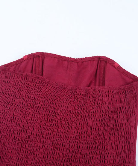 Burgundy Velvet & Satin Corset Mini Dress - Your Must-Have for Fall & Holiday Parties