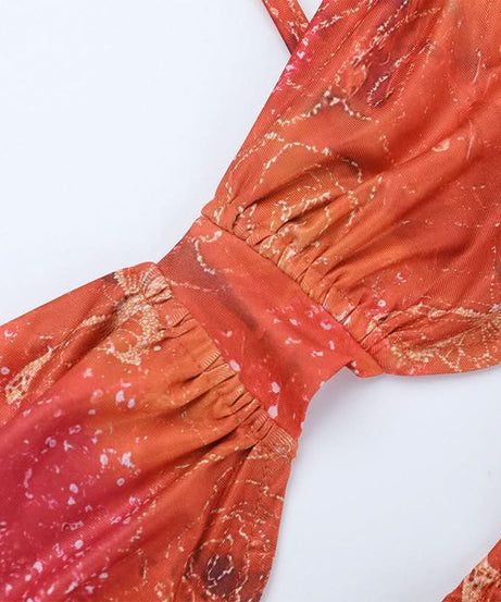 Flirty & Fierce: Butterfly Print Ruched Cutout Mini Dress – Your Ultimate Fall Party Look