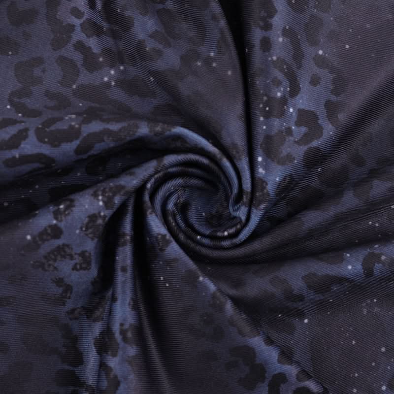 Sultry O-Ring Chain Plunge Mini Dress | Dark Leopard Bodycon for Fall & Holiday Nights Out