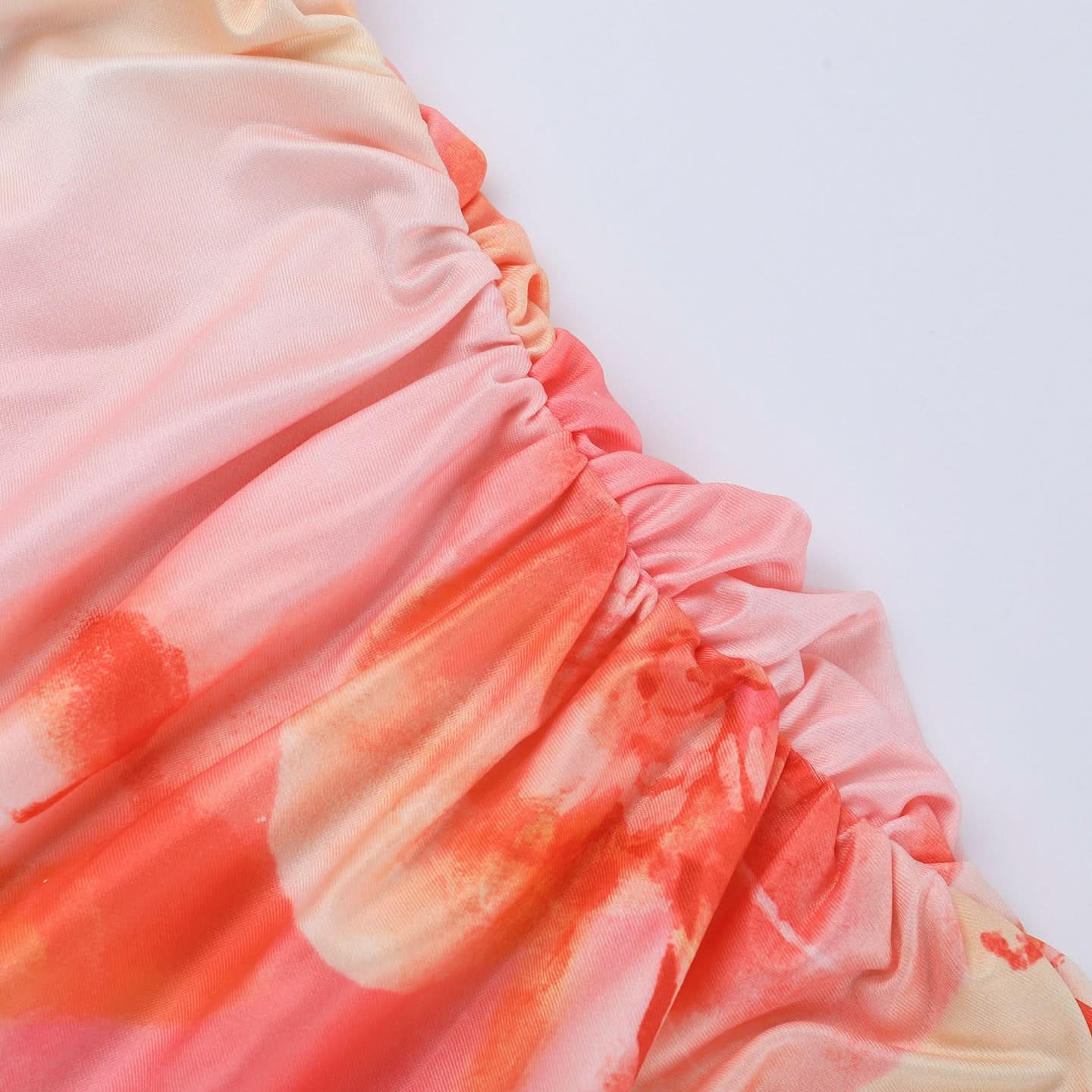 Women's Vibrant Floral Halter Ruched Maxi Dress - Your Fall Vacation & Resort Essential