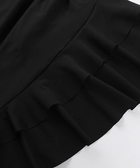 Sassy & Chic Red Ruffle Ruched Mini Dress - Perfect for Fall Parties & Holiday Glam