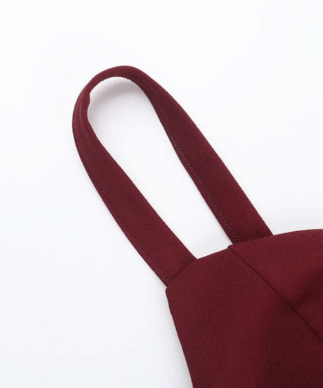 Burgundy Sweetheart Corset Skater Mini Dress - Your Fall & Holiday Party Essential