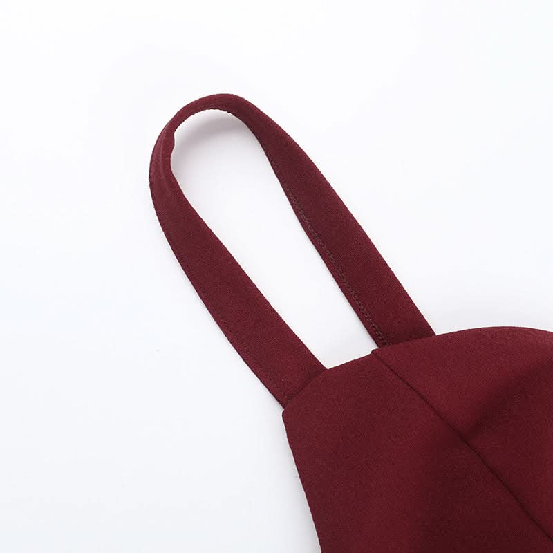 Burgundy Sweetheart Corset Skater Mini Dress - Your Fall & Holiday Party Essential