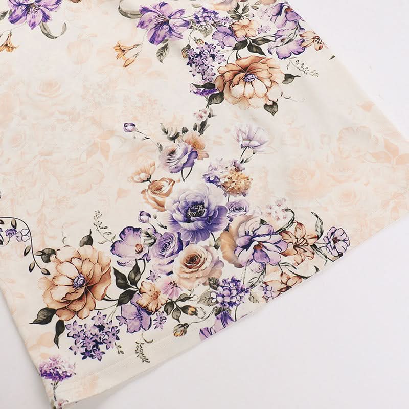 Effortless Chic: V-Neck Floral Maxi Slip Dress - Fall Events & Holiday Getaways