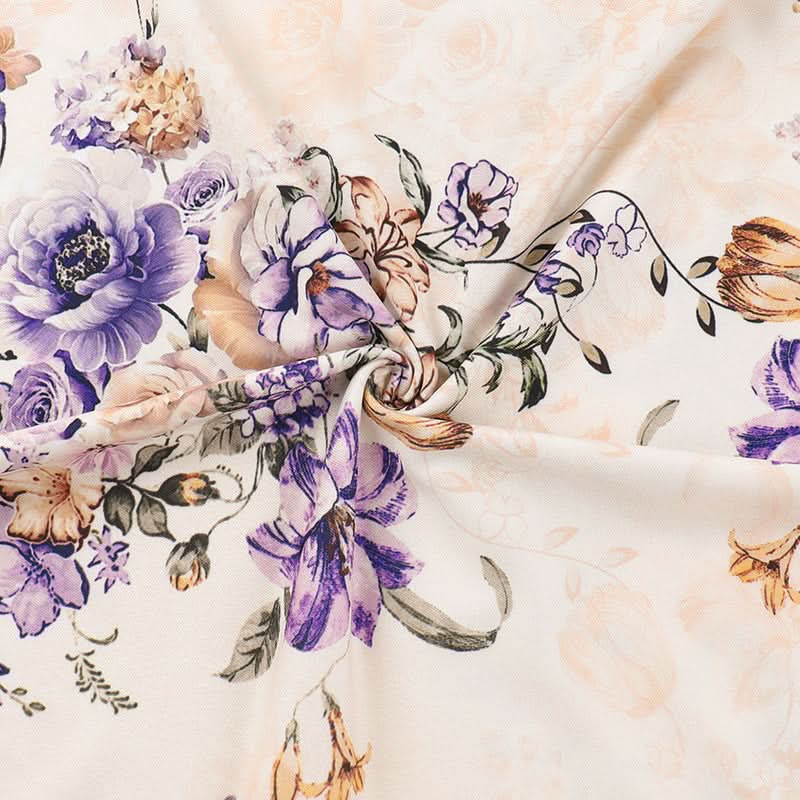 Effortless Chic: V-Neck Floral Maxi Slip Dress - Fall Events & Holiday Getaways