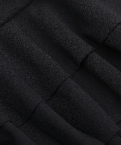 Chic Black Ruffle Strapless Mini Dress - Your Go-To for Fall Parties & Holiday Glam