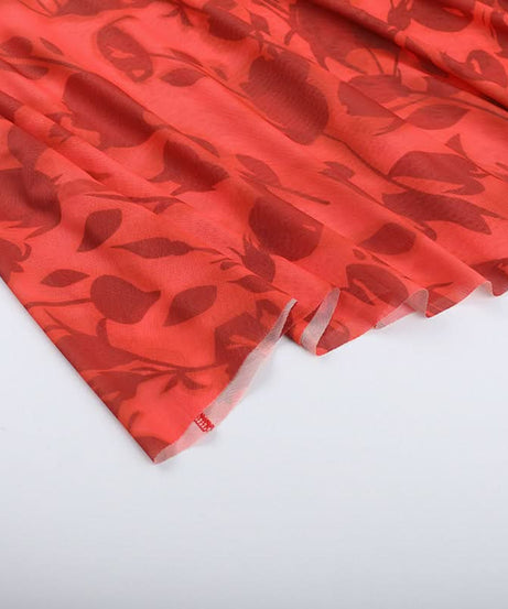 Vibrant Red Floral Tie-Front Cami Midi Dress - Chic for Fall Soirees & Resort Escapes