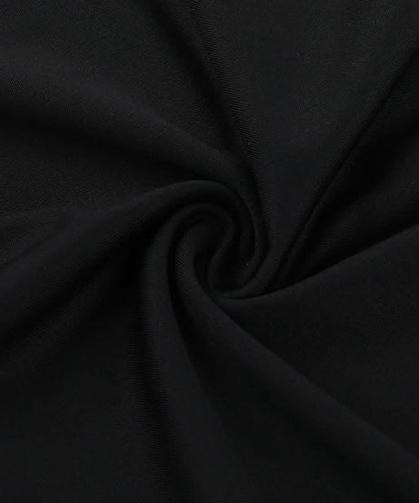 Chic Halter Corset & Ruched Maxi Skirt Set - Black & White Evening Glam for Fall