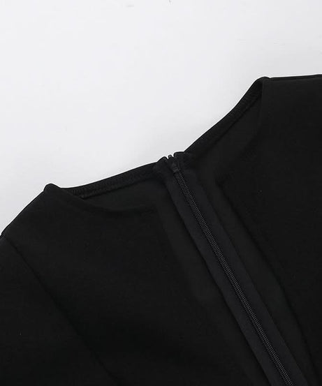 The 'It' Dress for Fall: Black Deep V-Neck Blazer Mini Dress - Chic & Empowering