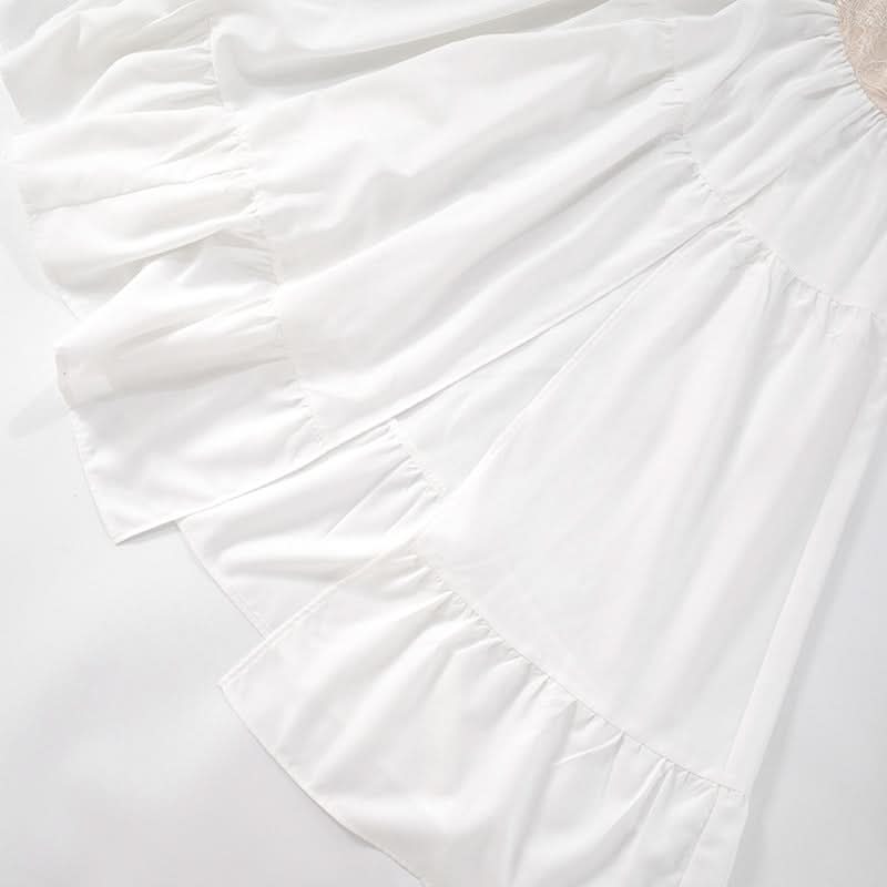 Chic White Lace Halter Maxi Dress - Your Winter Getaway & Bridal Essential