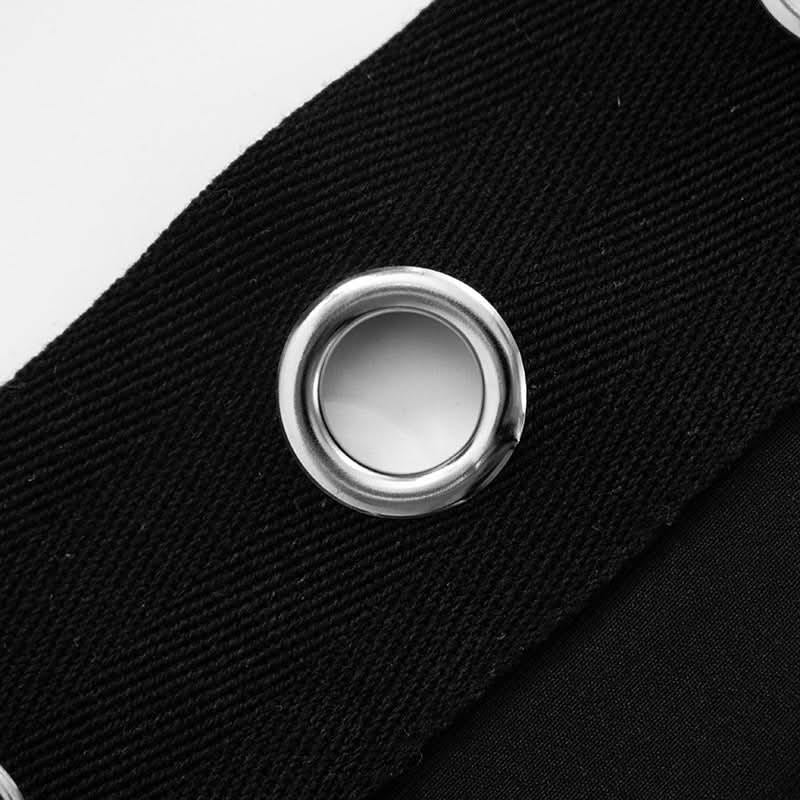 Sultry Halter Grommet Cutout Midi Dress - Edgy Fall Nights & Halloween Ready