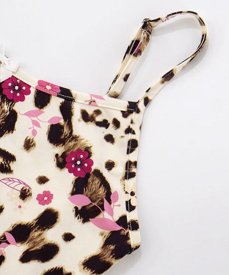 Chic Leopard & Floral Cami Tank Top – Fall Layering Essential for Women