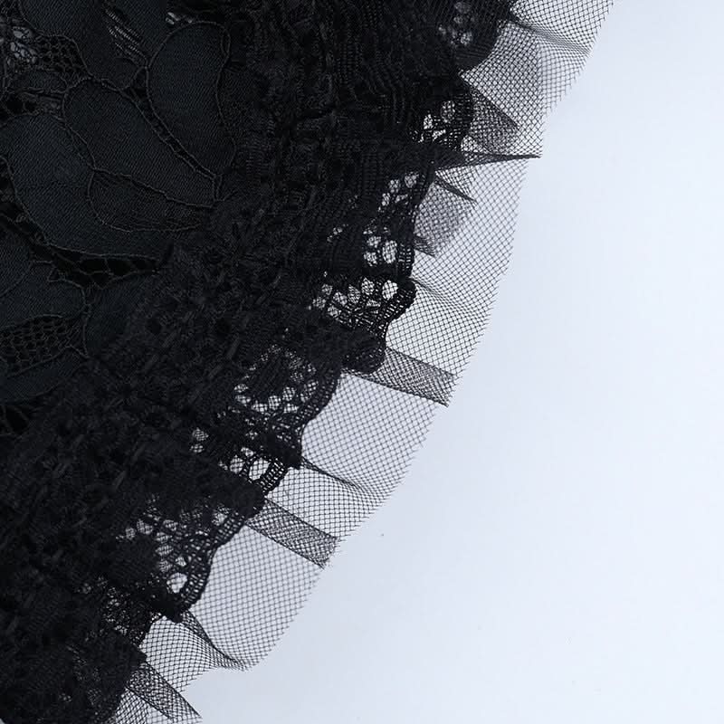 Dramatic Black Lace Bell Sleeve Shrug – Your Ultimate Fall, Halloween & Holiday Layering Essential