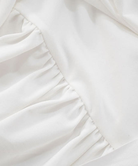Effortless Goddess: White One-Shoulder Starfish Mini Dress - Your Chic Resort & Holiday Getaway Essential