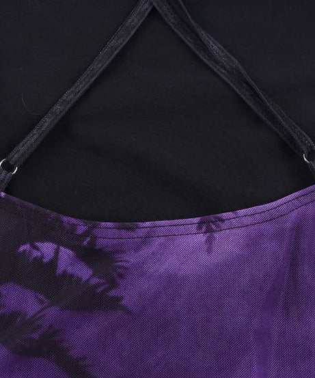 Enchanting Ombre Mermaid Maxi Dress - Gothic Witchy Halloween Party Gown