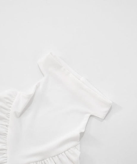 Sultry White Halter Cutout Ruched Bodycon Mini Dress - Chic Fall Party & Night Out