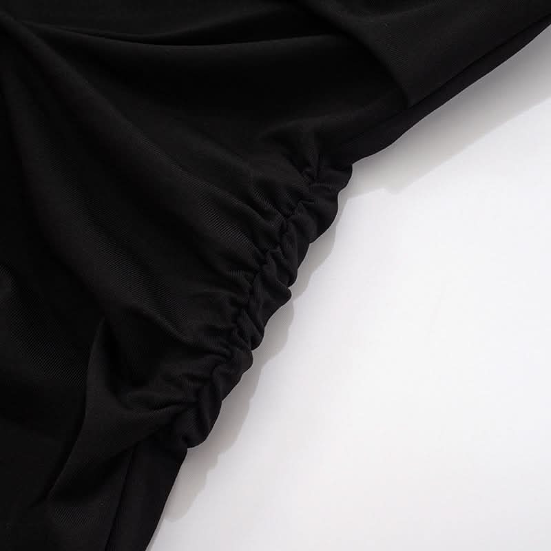 Goddess Gold Ring Halter Mini Dress - Your Ultimate LBD for Fall Parties & Holiday Nights