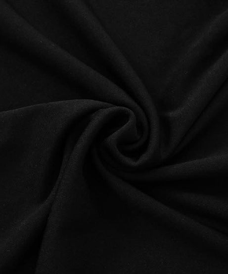 Sleek Black Halter Mini Dress | Chic Tie-Back LBD for Fall & Holiday Nights