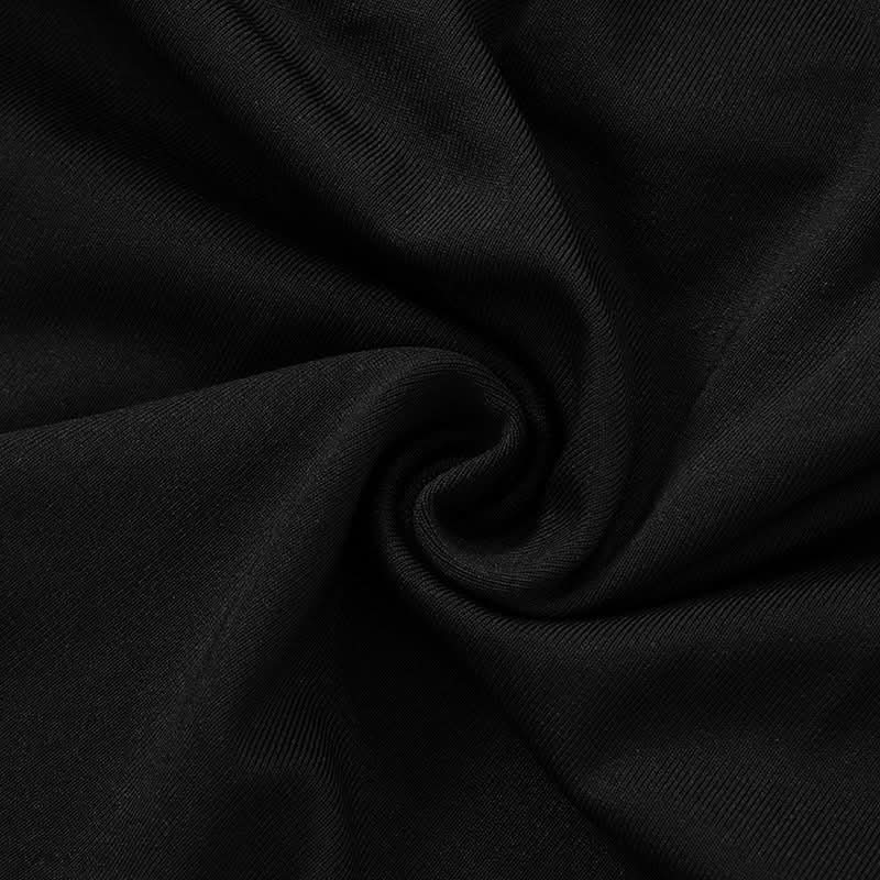 Effortless Elegance: Black & White Halter Maxi Dress with Self-Tie Waist – Your Go-To for Fall & Holiday Parties