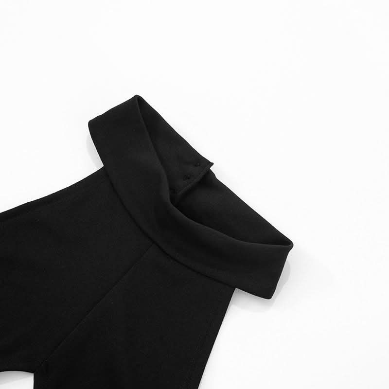 Daring Halter Keyhole Cutout Shorts Set - Your Essential Fall & Halloween Party Outfit