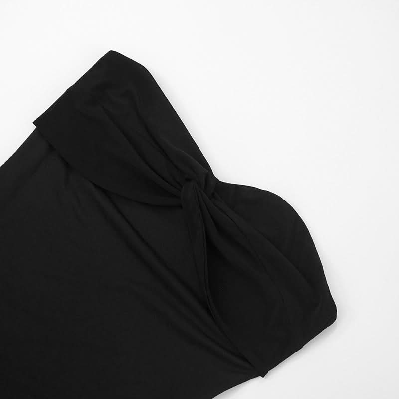 Glamour Noir Sweetheart Ruched Strapless Maxi Dress - Your Essential Holiday & Evening Statement