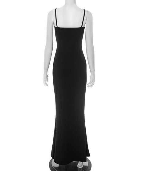 Starlight Black Embellished Maxi Gown - Dazzling Holiday Party & Formal Dress