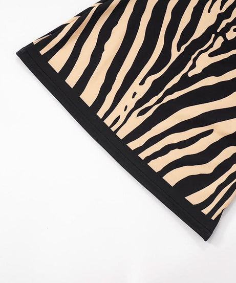 Unleash Your Wild Side: Backless Zebra Print Tube Mini Dress – Fall Party & Holiday Season Ready!