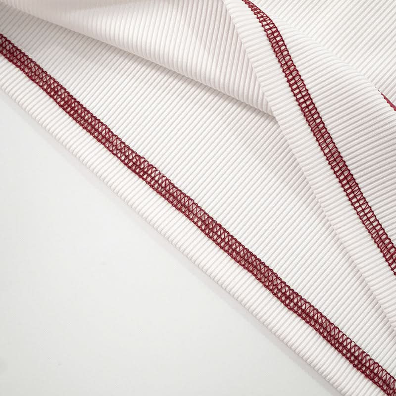 Y2K Flirty Lips Ribbed Cami Top - Square Neck Fall Essential