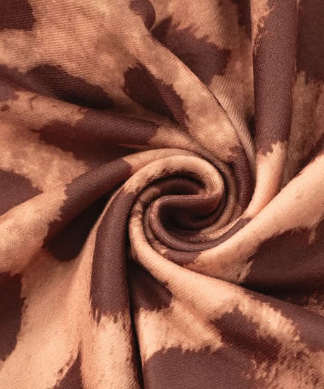 Wild Side Leopard Print Off-Shoulder Slit Top with Lace – Fall & Halloween Ready!