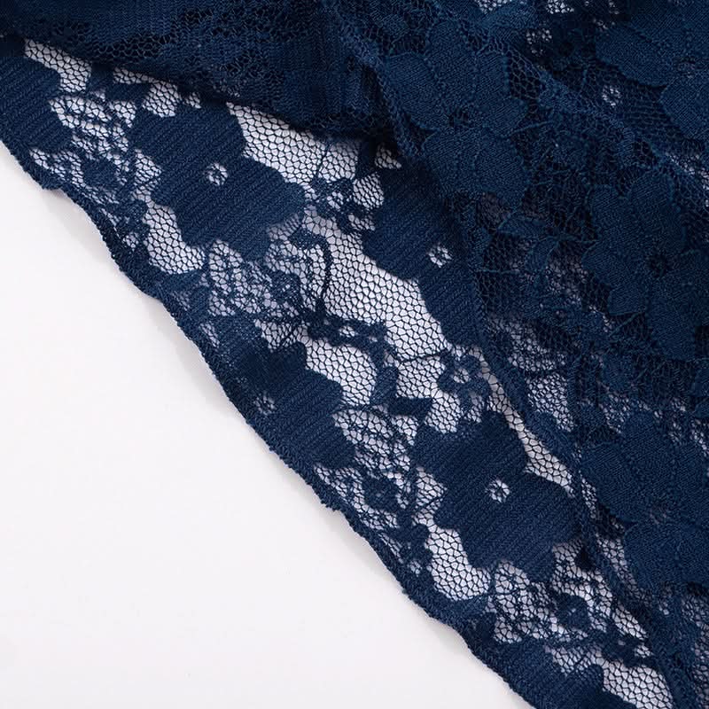 Glamorous Shimmer & Floral Lace Tube Top | Fall Party & Date Night Chic